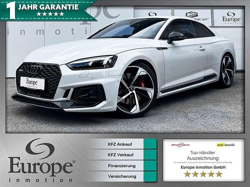 Weiß Gebraucht 2018 Audi RS5 Comfort Coupé | € 57.988 - Bild 1/4