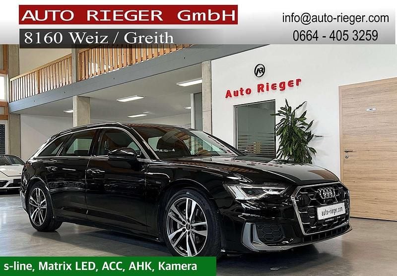 Schwarz Gebraucht 2023 Audi A6 S-Line Kombi | € 52.590 - Bild 1/4