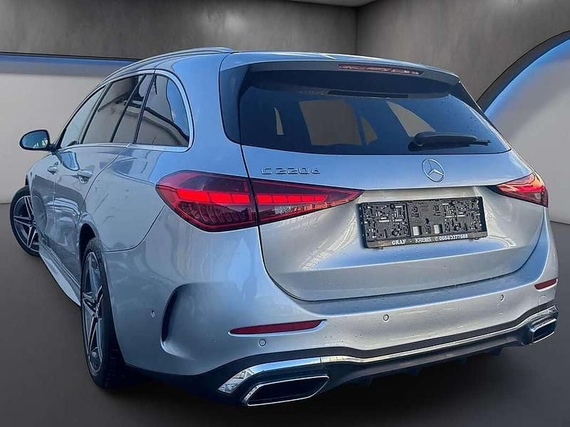 Gebraucht Mercedes C220 AMG line 200 PS (147 kW) 2021 Silber Kombi