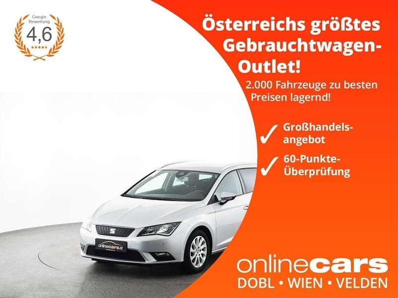 Silber Gebraucht 2015 Seat Leon ST Ecomotive Kombi | € 9.490 (Fairer Preis) - Bild 1/4