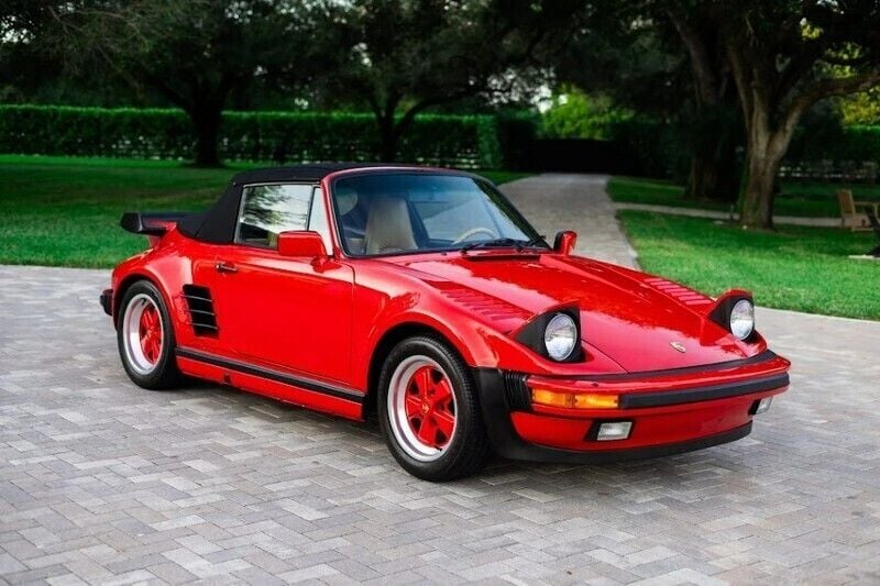 Gebraucht Porsche 930 Turbo 300 PS (220 kW) 1988 Rot Cabrio
