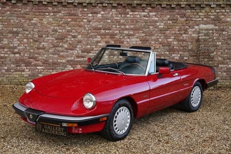 Gebraucht Alfa Romeo Spider 1988 Rot Cabrio