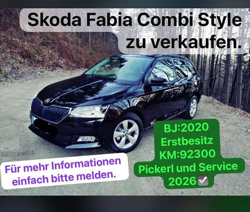Schwarz Gebraucht 2020 Skoda Fabia Style Kombi | € 13.000 (Fairer Preis) - Bild 1/4