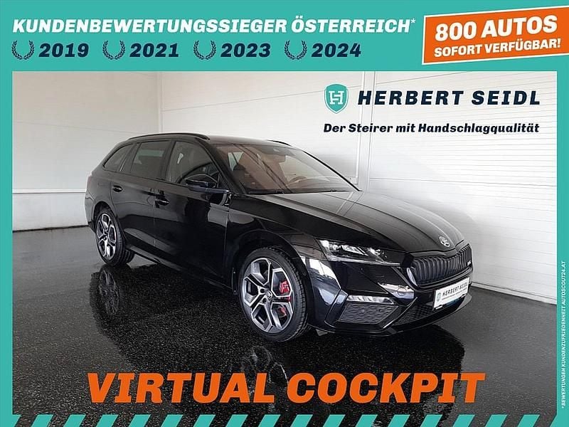 Schwarz Gebraucht 2021 Skoda Octavia RS Kombi | € 26.480 (Teuer) - Bild 1/4