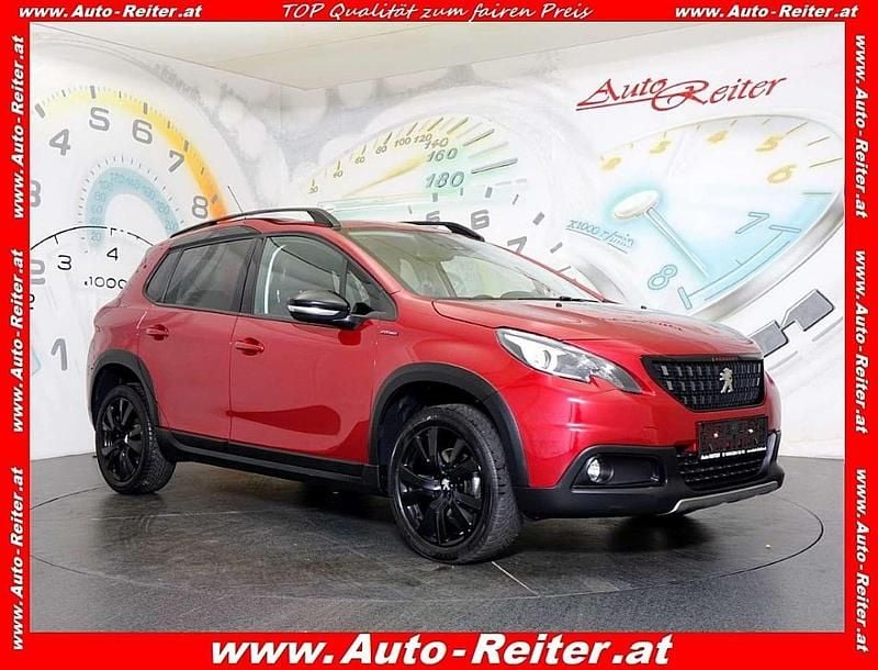 Ultimate rot metallic Gebraucht 2018 Peugeot 2008 GT-line SUV | € 9.990 (Fairer Preis) - Bild 1/3