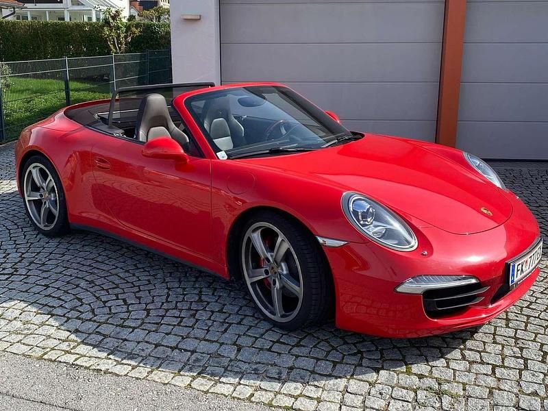 Gebraucht Porsche 911 Carrera 4S Cabriolet 400 PS (294 kW) 2013 Rot Cabrio