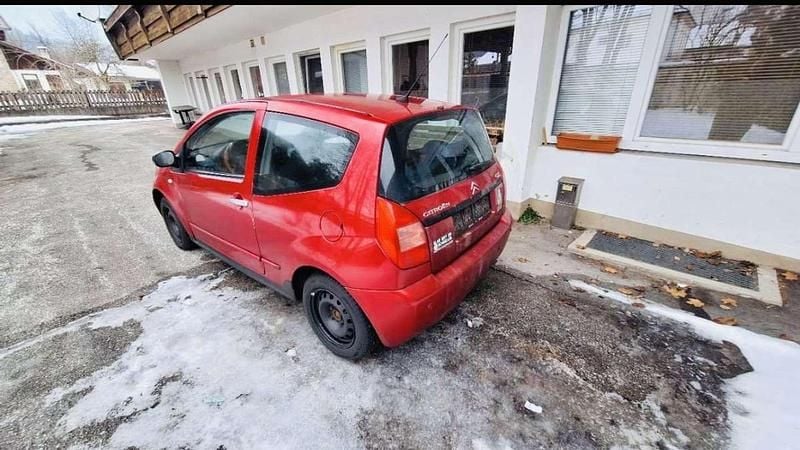 Gebraucht Citroën C2 60 PS (44 kW) 2004 Rot Kleinwagen