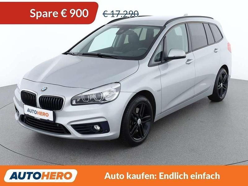 Gebraucht BMW 220 Gran Tourer Sport Line 192 PS (141 kW) 2016 Grau Van / Kleinbus