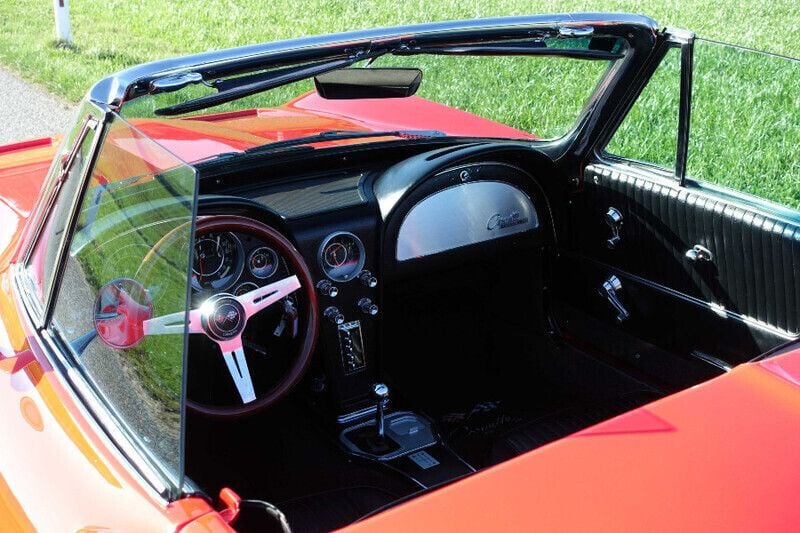 Gebraucht Chevrolet Corvette C2 292 PS (214 kW) 1964 Rot Cabrio