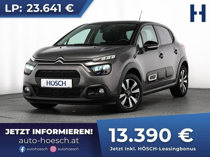 Grau Gebraucht 2023 Citroën C3 PureTech Limousine | € 14.390 (Fairer Preis) - Bild 1/4