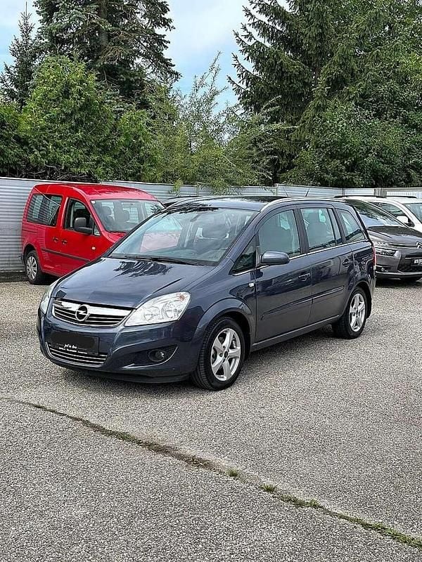 Gebraucht Opel Zafira Edition 140 PS (102 kW) 2008 Blau Van / Kleinbus