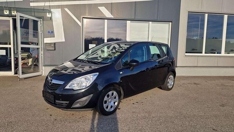 Gebraucht Opel Meriva 101 PS (74 kW) 2012 Schwarz Van / Kleinbus