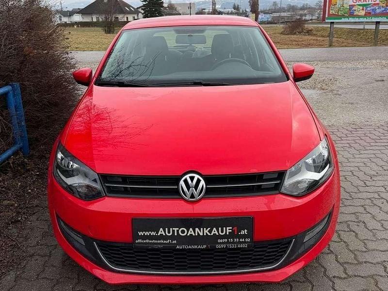 Gebraucht VW Polo Comfortline 75 PS (55 kW) 2009 Rot Kleinwagen