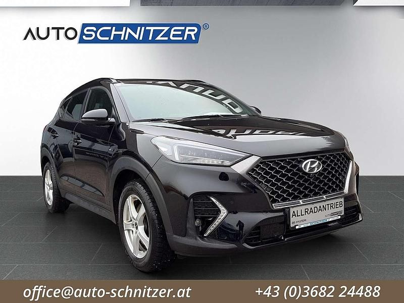 Gebraucht Hyundai Tucson N Line 136 PS (100 kW) 2019 Schwarz SUV