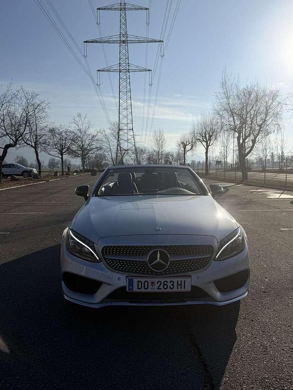 Gebraucht Mercedes C220 AMG line 170 PS (125 kW) 2017 Cabrio