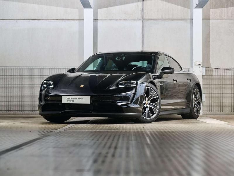 Schwarz Gebraucht 2022 Porsche Taycan 4S Limousine | € 76.860 (Teuer) - Bild 1/4