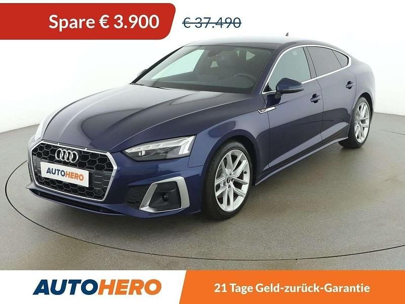 Blau Gebraucht 2021 Audi A5 S-Line Coupé | € 33.590 (Superpreis) - Bild 1/3