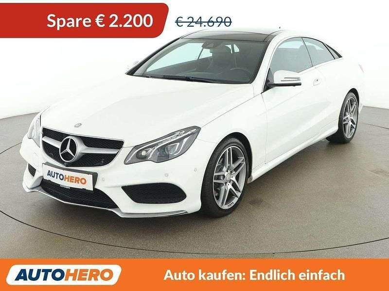 Gebraucht Mercedes E250 AMG line 211 PS (155 kW) 2016 Weiß Coupé