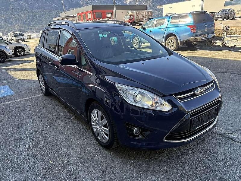 Gebraucht Ford Grand C-Max Titanium 163 PS (119 kW) 2014 Blau Van / Kleinbus