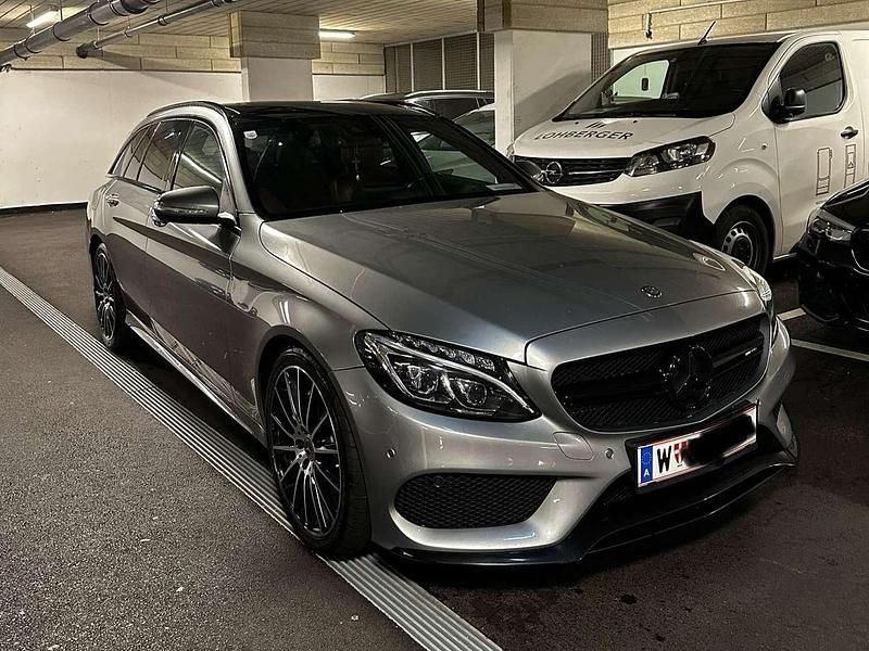 Grau Gebraucht 2015 Mercedes C220 AMG line Kombi | € 21.500 (Fairer Preis) - Bild 1/4