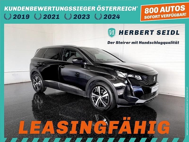 Schwarz Gebraucht 2021 Peugeot 5008 GT-line Van / Kleinbus | € 23.880 (Etwas zu teuer) - Bild 1/4