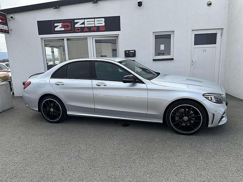 Gebraucht Mercedes C220 AMG line 194 PS (142 kW) 2019 Silber Limousine
