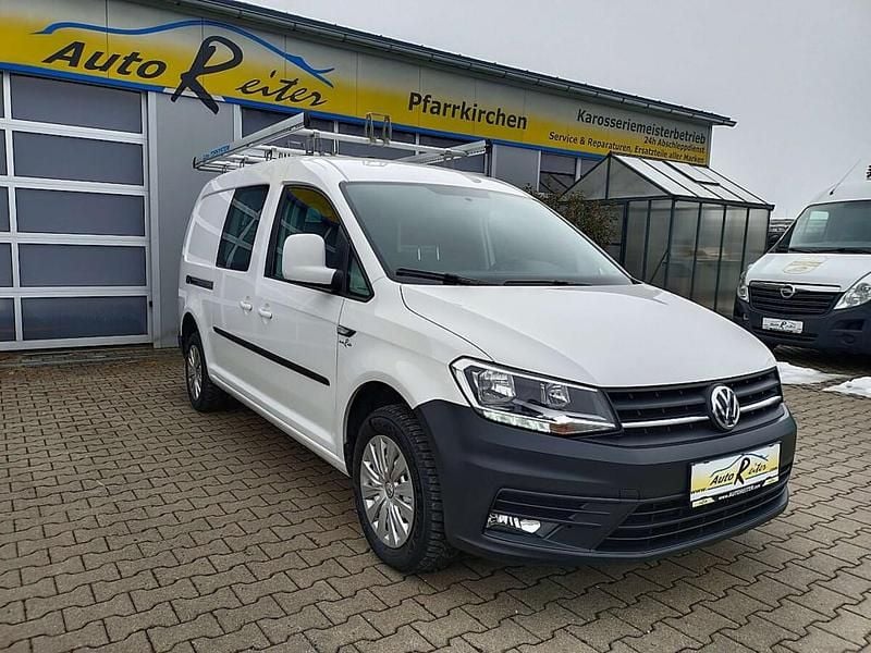 Gebraucht VW Caddy Maxi 122 PS (89 kW) 2021 Weiß Van / Kleinbus