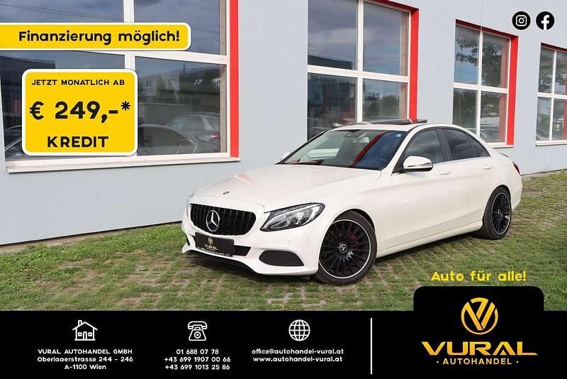Weiß Gebraucht 2017 Mercedes C200 Limousine | € 18.890 - Bild 1/4