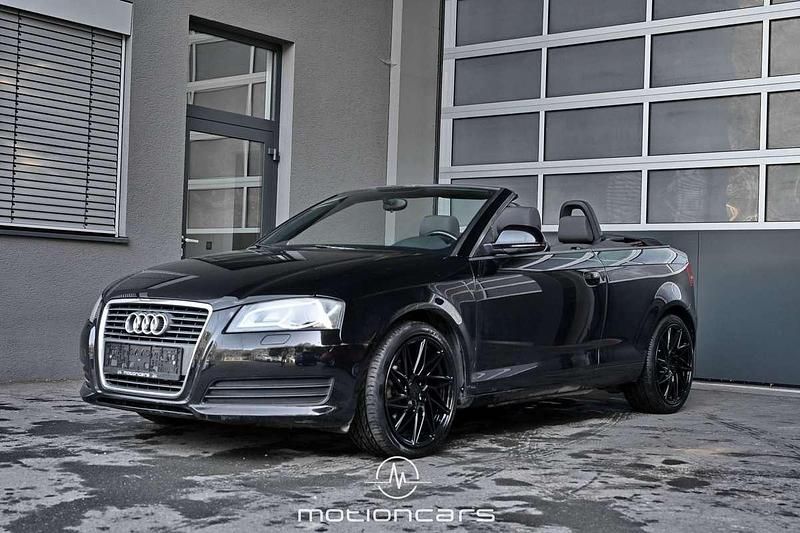 Schwarz Gebraucht 2009 Audi A3 Cabriolet Attraction Cabrio | € 9.880 - Bild 1/4