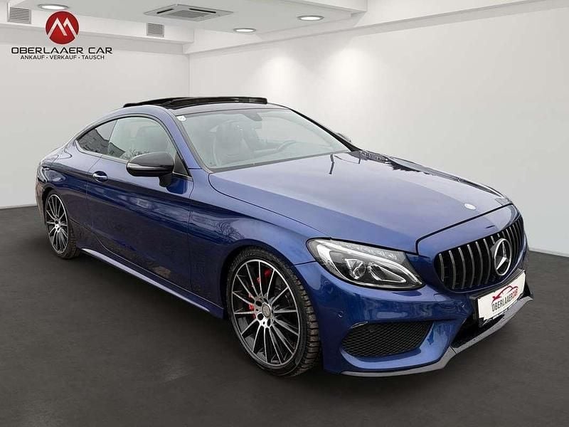 Gebraucht Mercedes C220 AMG line 163 PS (119 kW) 2017 Blau Coupé