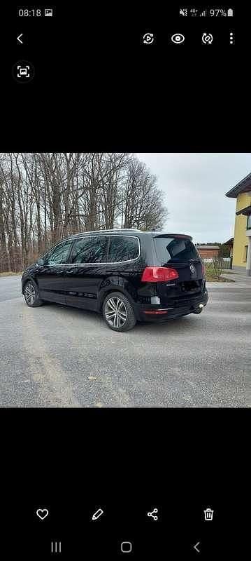 Gebraucht VW Sharan Comfortline 140 PS (102 kW) 2012 Schwarz Van / Kleinbus