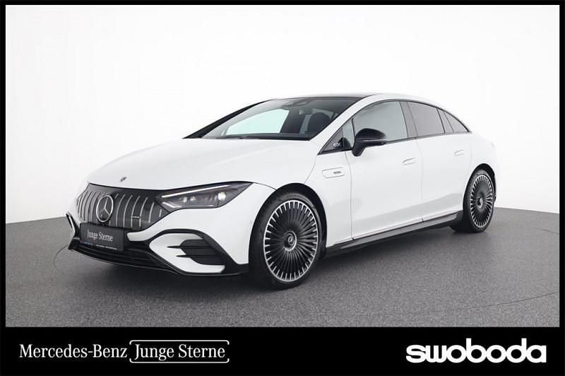 Opalithweiss Gebraucht 2022 Mercedes EQE AMG 43 AMG Limousine | € 57.990 - Bild 1/4