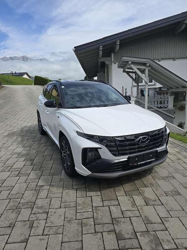 Gebraucht Hyundai Tucson N Line 136 PS (100 kW) 2023 Weiß SUV