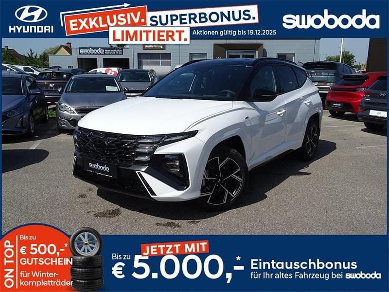 Serenity white weiß Neu 2025 Hyundai Tucson N Line SUV | € 46.980 (Fairer Preis) - Bild 1/3