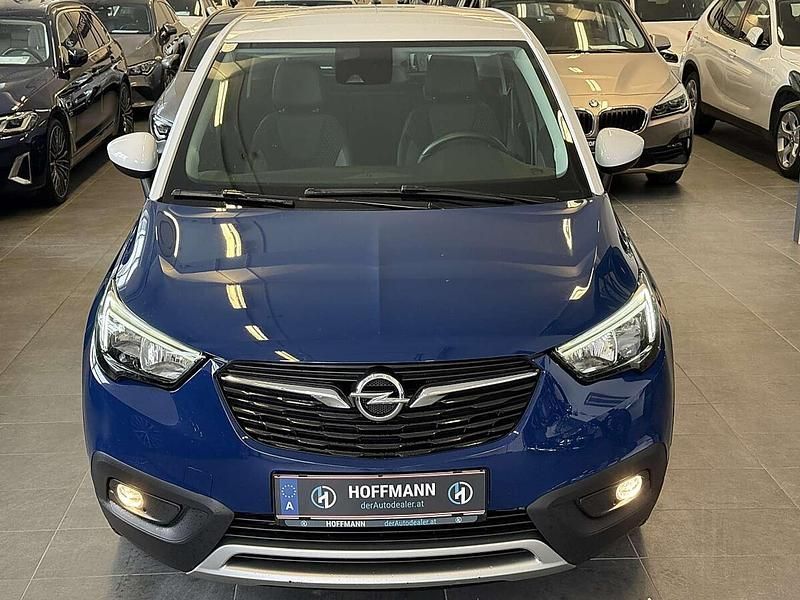 Gebraucht Opel Crossland X Design Edition 110 PS (80 kW) 2018 Blau SUV