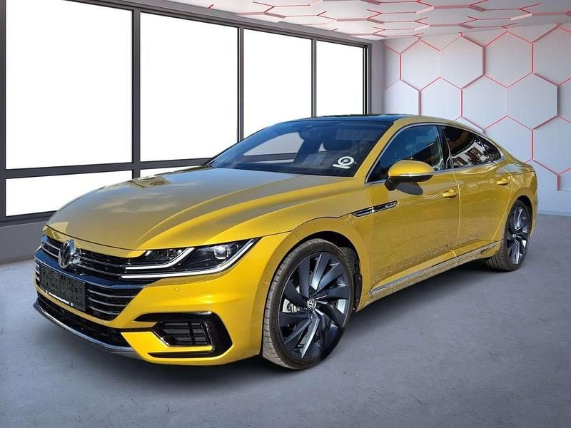 Mittelgelb metallic Gebraucht 2017 VW Arteon Highline Coupé | € 25.990 (Fairer Preis) - Bild 1/4