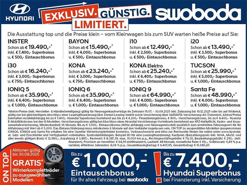 Neu Hyundai Tucson GO! 161 PS (118 kW) 2025 Abyss black  schwarz SUV