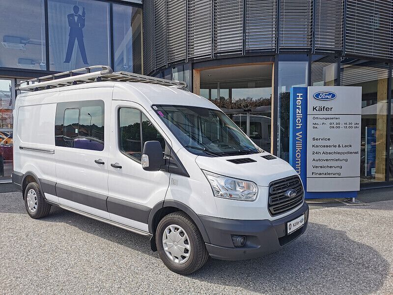 Frost weiss Gebraucht 2017 Ford Transit Trend Van | € 21.990 - Bild 1/4