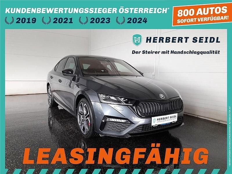 Grau Gebraucht 2022 Skoda Octavia RS Limousine | € 27.880 (Teuer) - Bild 1/4