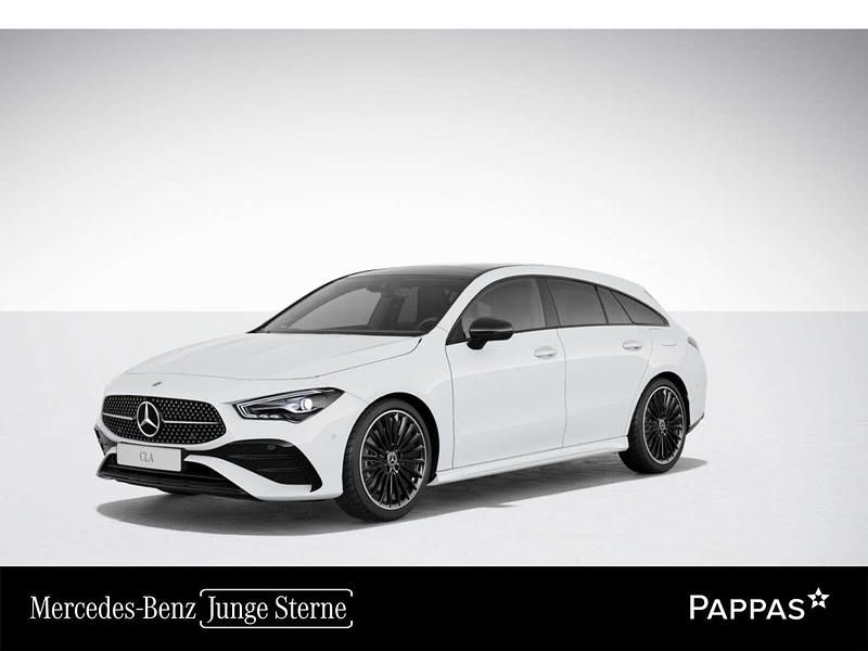 Polarweiß Gebraucht 2024 Mercedes CLA200 Shooting Brake AMG line Kombi | € 44.900 - Bild 1/2