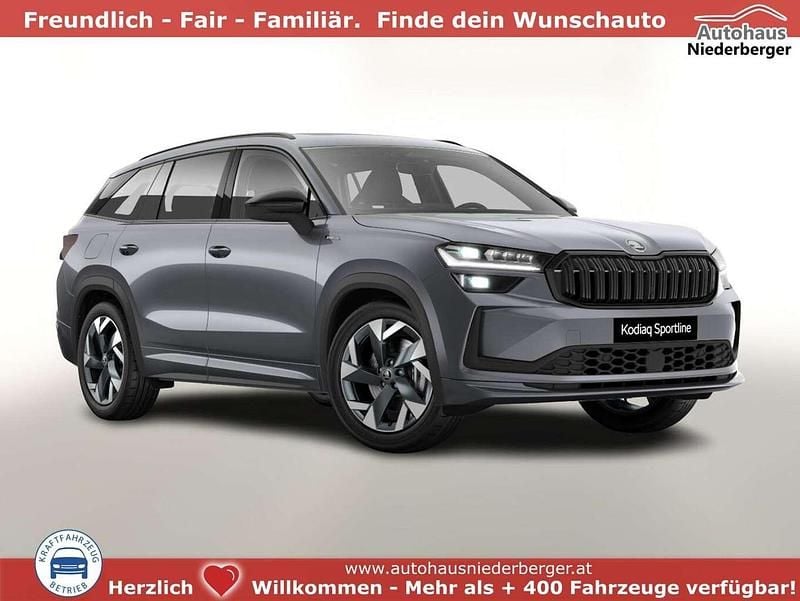 Grau Neu 2025 Skoda Kodiaq SportLine SUV | € 61.320 (Etwas zu teuer) - Bild 1/3