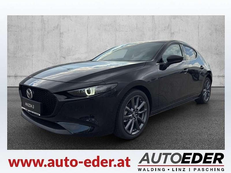 Neu Mazda 3 Exclusive-Line 140 PS (102 kW) 2025 Schwarz Limousine