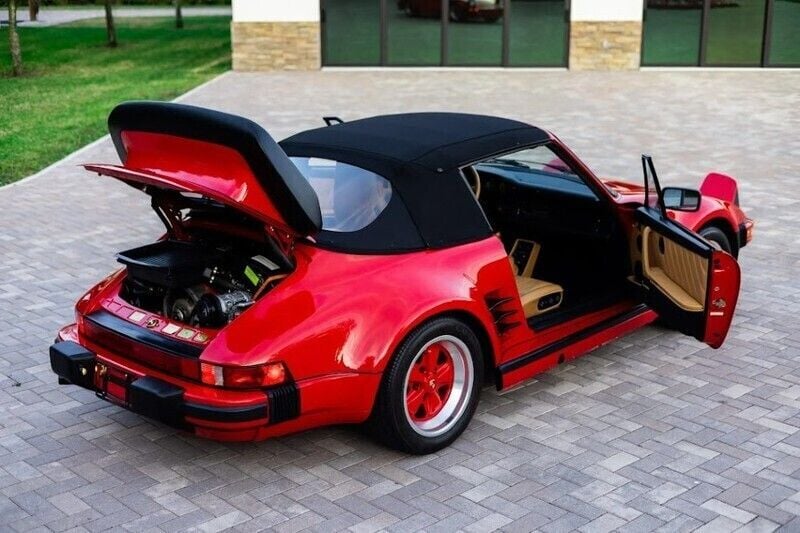Gebraucht Porsche 930 Turbo 300 PS (220 kW) 1988 Rot Cabrio