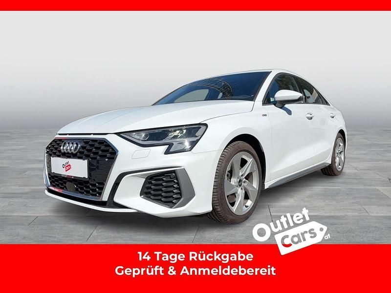 Weiss metallic Gebraucht 2021 Audi A3 S-Line Limousine | € 24.950 (Fairer Preis) - Bild 1/4