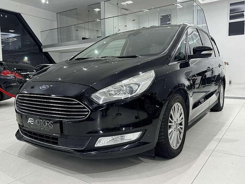 Schwarz Gebraucht 2016 Ford Galaxy Titanium Van / Kleinbus | € 13.880 (Teuer) - Bild 1/4