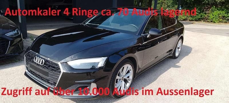 Schwarz Gebraucht 2021 Audi A5 Sportback S-Line Kleinwagen | € 32.998 - Bild 1/4