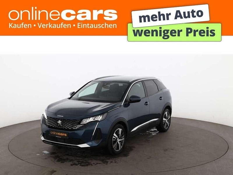 Blau Gebraucht 2021 Peugeot 3008 Allure SUV | € 20.390 (Fairer Preis) - Bild 1/2