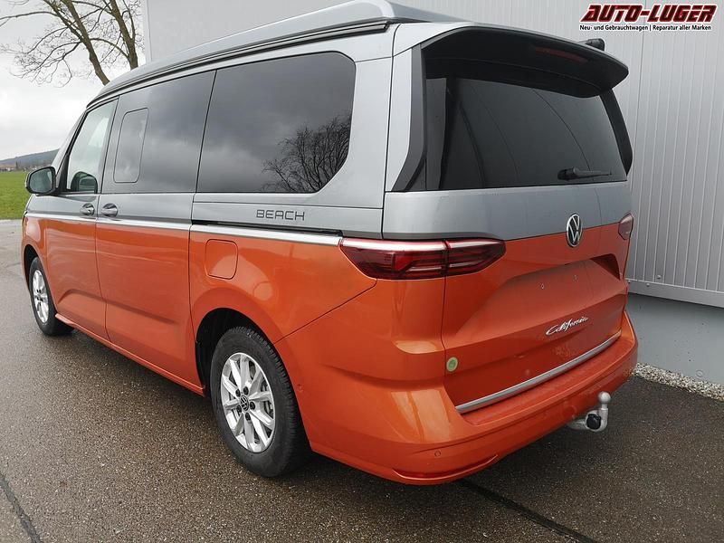 Neu VW California Beach 2025 Monosilber metallic / energeticorange metallic Van