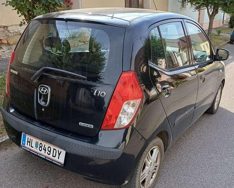Schwarz Gebraucht 2008 Hyundai i10 Comfort Kleinwagen | € 2.000 - Bild 1/4