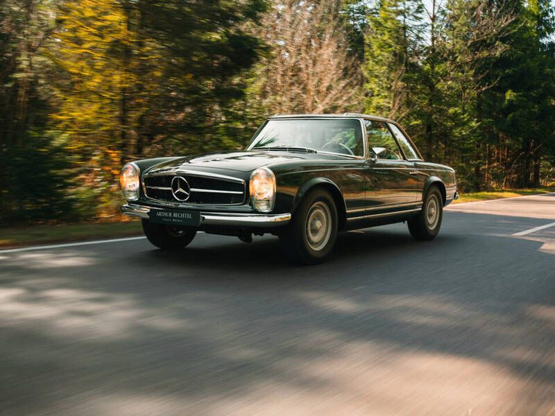 Gebraucht Mercedes SL280 170 PS (125 kW) 1970 Grün Cabrio